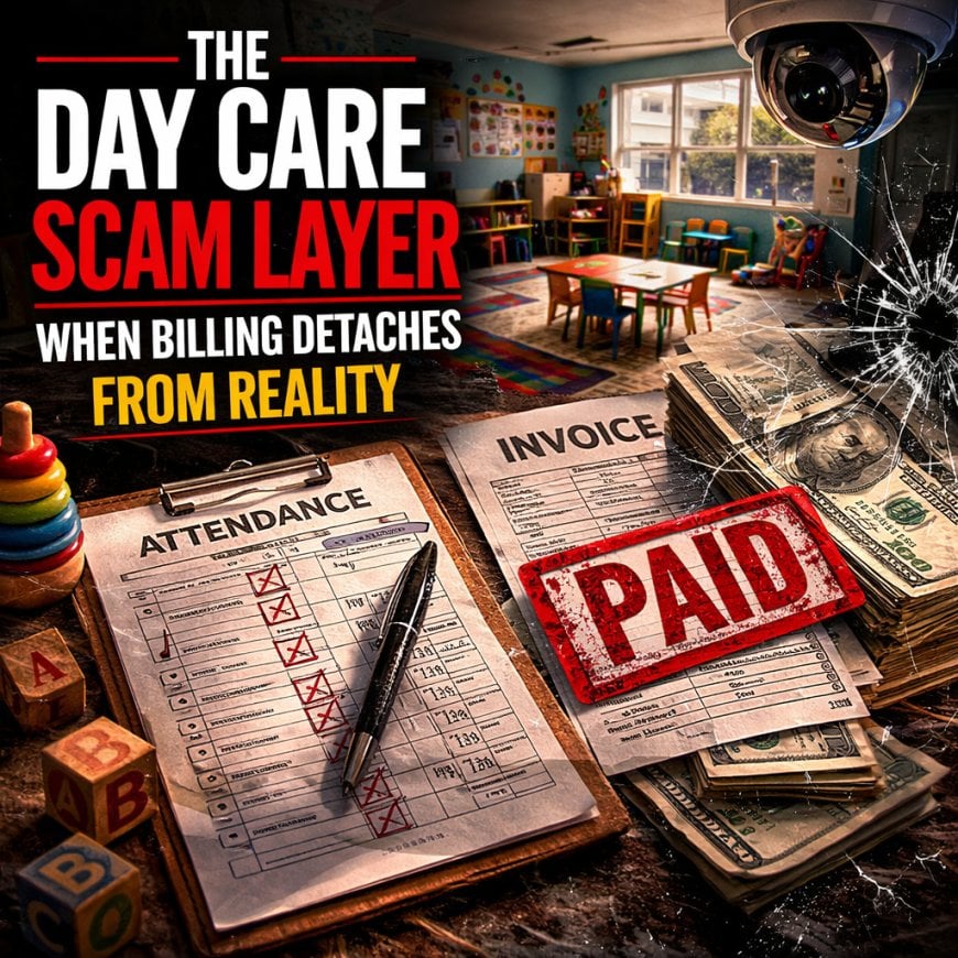 The Day Care Scam Layer: When Billing Detaches From Reality