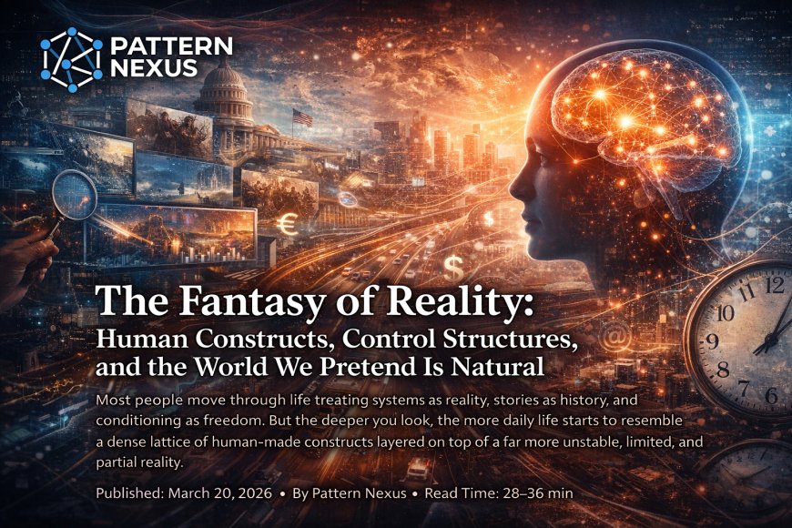 The Fantasy of Reality: Human Constructs, Control Structures, and the World We Pretend Is Natural