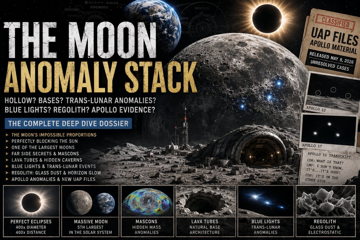 The Moon Is Not Just a Rock: The Lunar Anomaly Stack, Apollo UAP Files, and the Far-Side Base Question
