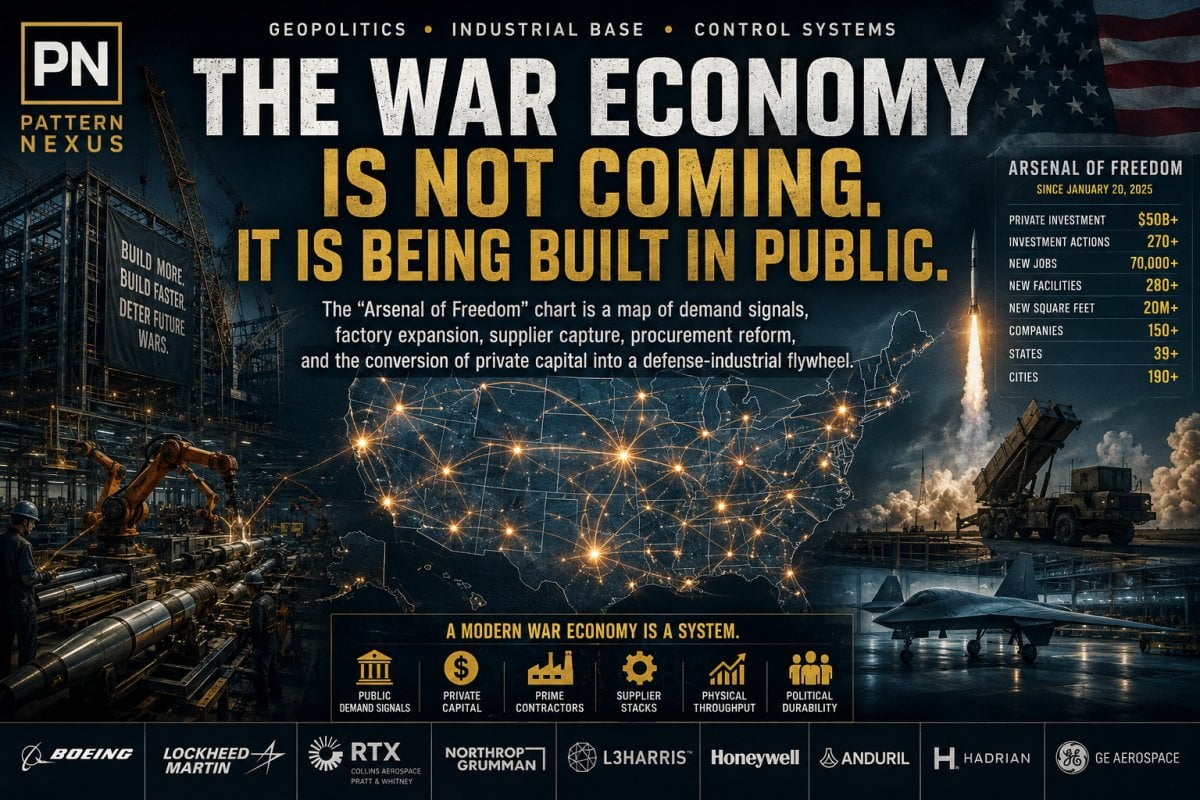 The War Economy Is Not Coming. It Is Being Built in Public.