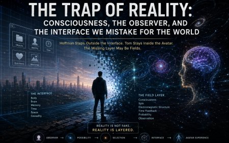 The Trap of Reality: Consciousness, the Observer, and the Field Layer Beneath Spacetime