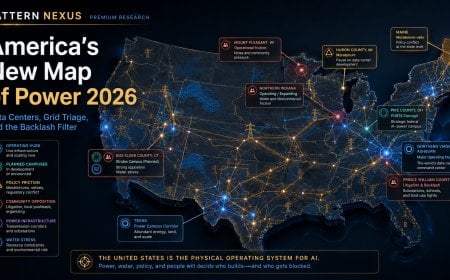 America’s New Map of Power 2026: Data Centers, Grid Triage, and the Backlash That Will Not Stop the AI Buildout