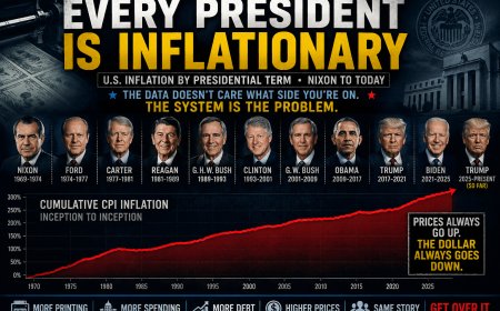 Every President Is Inflationary: The Inflation Chart Both Parties Do Not Want to Read