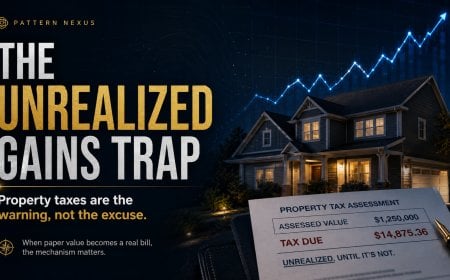 The Unrealized Gains Trap: Property Taxes Are the Warning, Not the Excuse