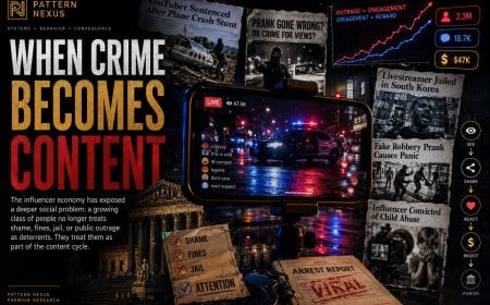 When Crime Becomes Content: The Influencer Economy and the Collapse of Social Deterrence