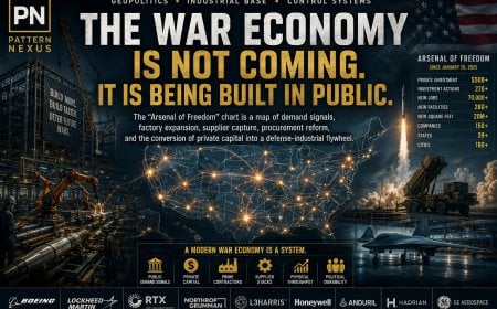 The War Economy Is Not Coming. It Is Being Built in Public.