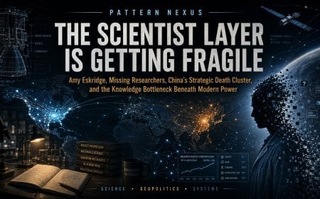 The Scientist Layer Is Getting Fragile: Amy Eskridge, Missing Researchers, China’s Strategic Death Cluster, and the Knowledge Bottleneck Beneath Modern Power