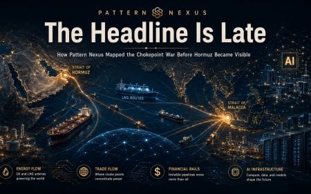 The Headline Is Late: How Pattern Nexus Mapped the Chokepoint War Before Hormuz Became Visible