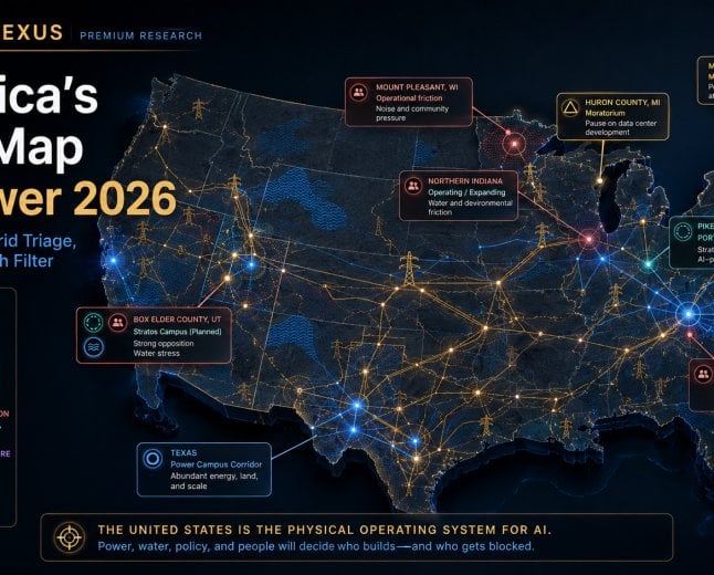 America’s New Map of Power 2026: Data Centers, Grid Triage, and the Backlash That Will Not Stop the AI Buildout