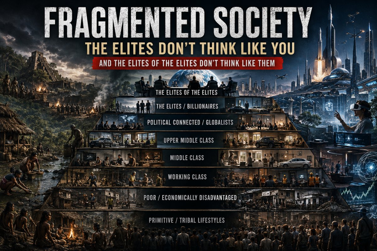 Fragmented Society: The Elites Don’t Think Like You, and the Elites of the Elites Don’t Think Like Them