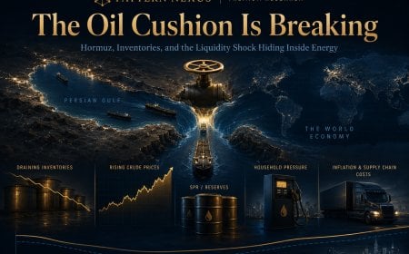 The Oil Cushion Is Breaking: Hormuz, Inventories, and the Liquidity Shock Hiding Inside Energy