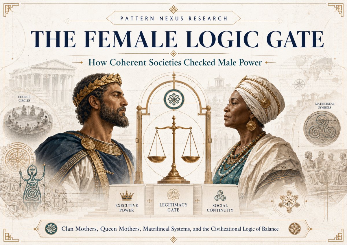 The Female Logic Gate: How Coherent Societies Checked Male Power