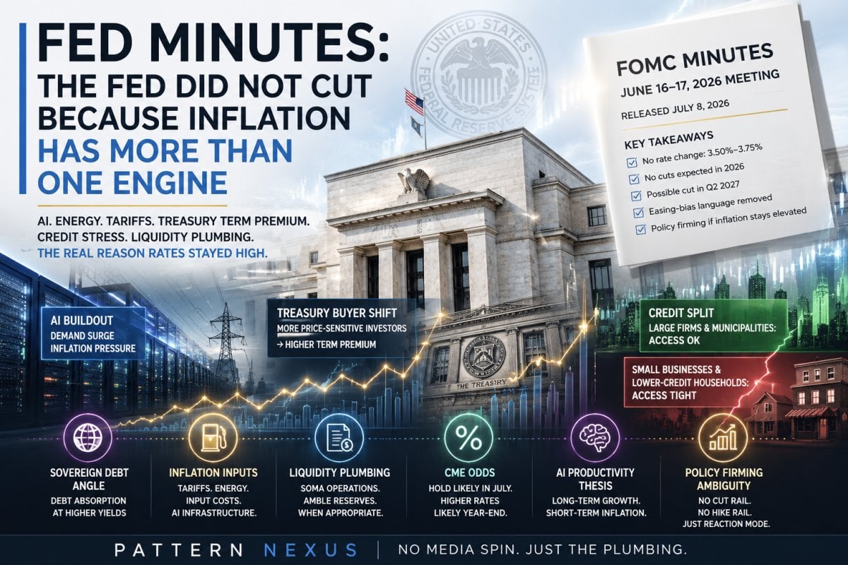 Fed Minutes: The Cut Trade Broke Because Inflation Has More Than One Engine