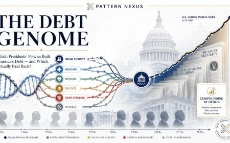 The Debt Genome: Which Presidents’ Policies Built America’s Debt—and Which Actually Paid Back?