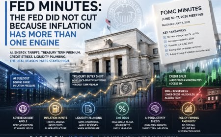 Fed Minutes: The Cut Trade Broke Because Inflation Has More Than One Engine