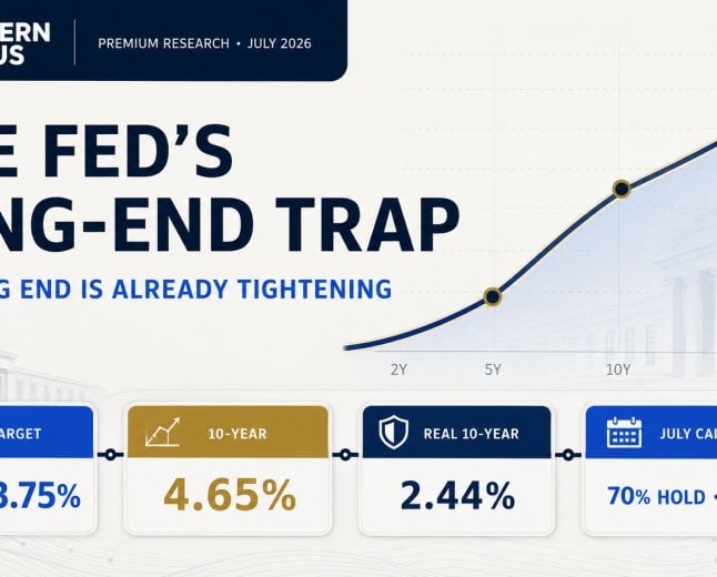 The Fed’s Long-End Trap: Why a 4.65% 10-Year Is Already Doing the Tightening