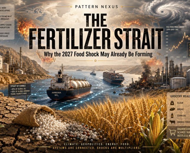 The Fertilizer Strait: Why the 2027 Food Shock May Already Be Forming
