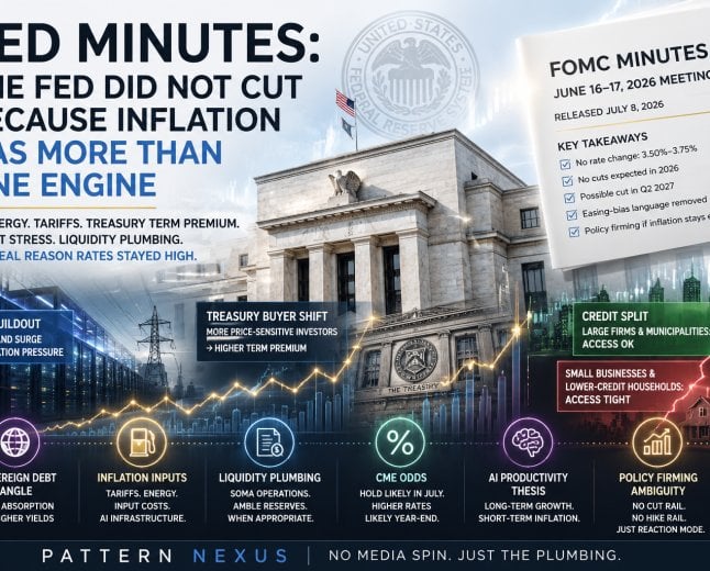 Fed Minutes: The Cut Trade Broke Because Inflation Has More Than One Engine