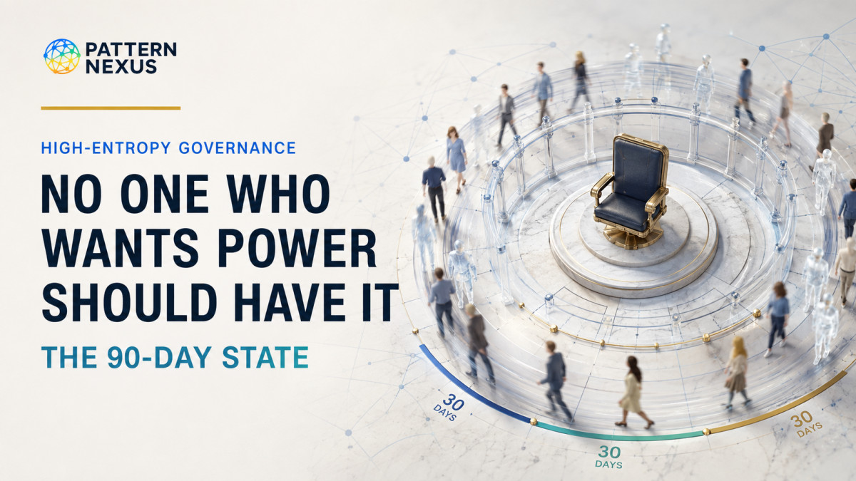 No One Who Wants Power Should Have It: The 90-Day State