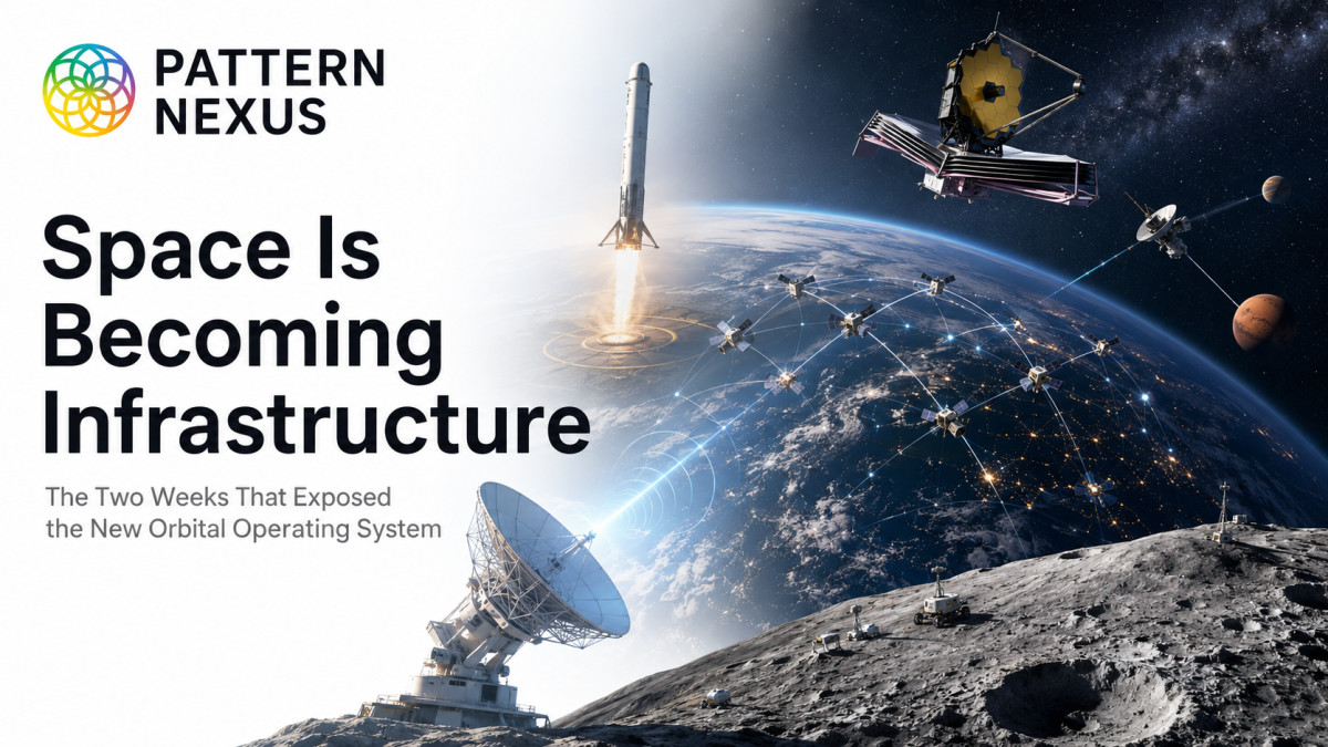 Space Is Becoming Infrastructure: The Two Weeks That Exposed the New Orbital Operating System