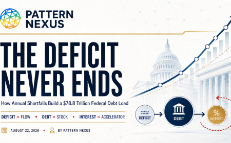 The Deficit Never Ends: How Annual Shortfalls Build a $78.8 Trillion Federal Debt Load