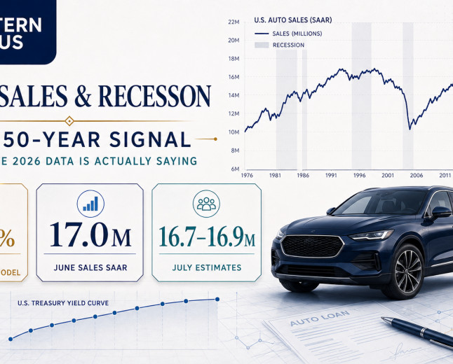 Are Auto Sales Predicting a Recession? A 50-Year Regression and the 2026 Signal