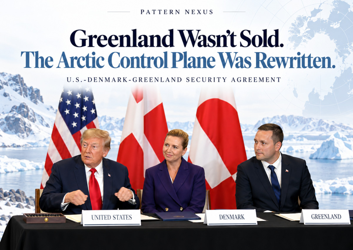 Greenland Wasn't Sold. The Arctic Control Plane Was Rewritten.