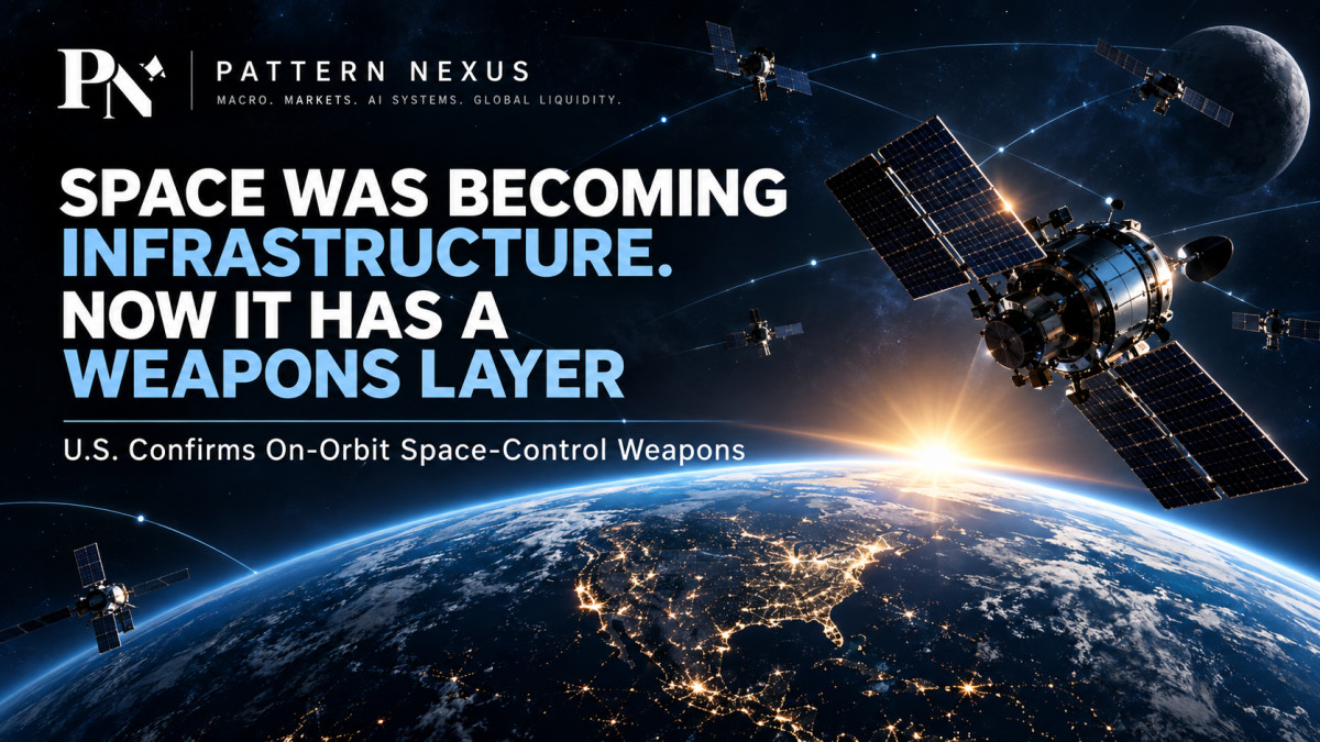 Space Was Becoming Infrastructure. Now It Has a Weapons Layer: The U.S. Confirms On-Orbit Space-Control Weapons