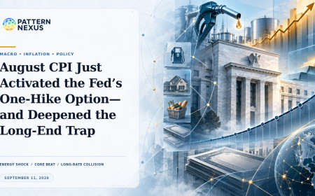 August CPI Just Activated the Fed’s One-Hike Option—and Deepened the Long-End Trap