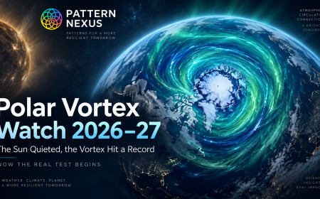 Polar Vortex Watch 2026–27: The Sun Quieted, the Vortex Hit a Record — Now the Real Test Begins