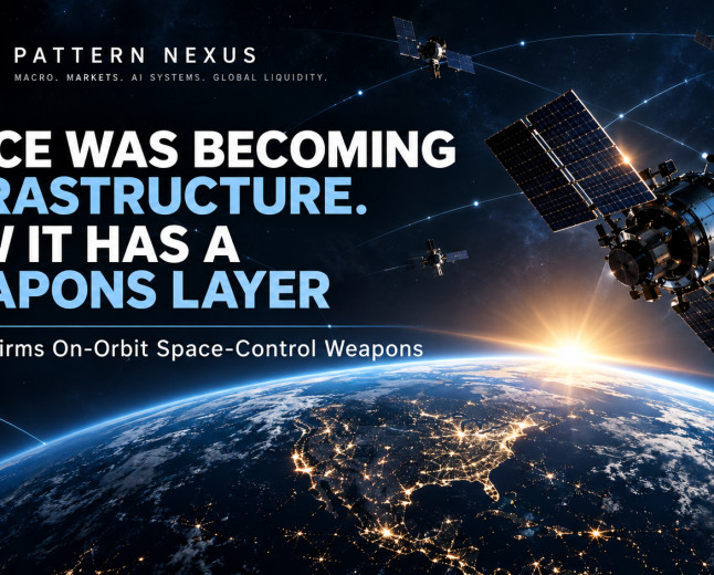 Space Was Becoming Infrastructure. Now It Has a Weapons Layer: The U.S. Confirms On-Orbit Space-Control Weapons
