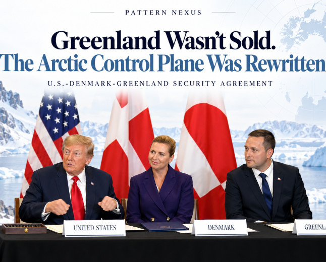 Greenland Wasn't Sold. The Arctic Control Plane Was Rewritten.