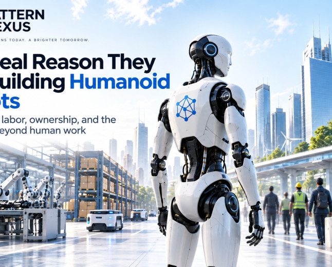 The Real Reason They Are Building Humanoid Robots: The End of Human Labor as the Foundation of the Economy